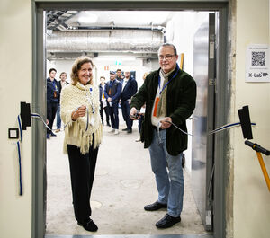 Opening ceremony of the XLab. Photo of Charlotte Carlberg Barg.