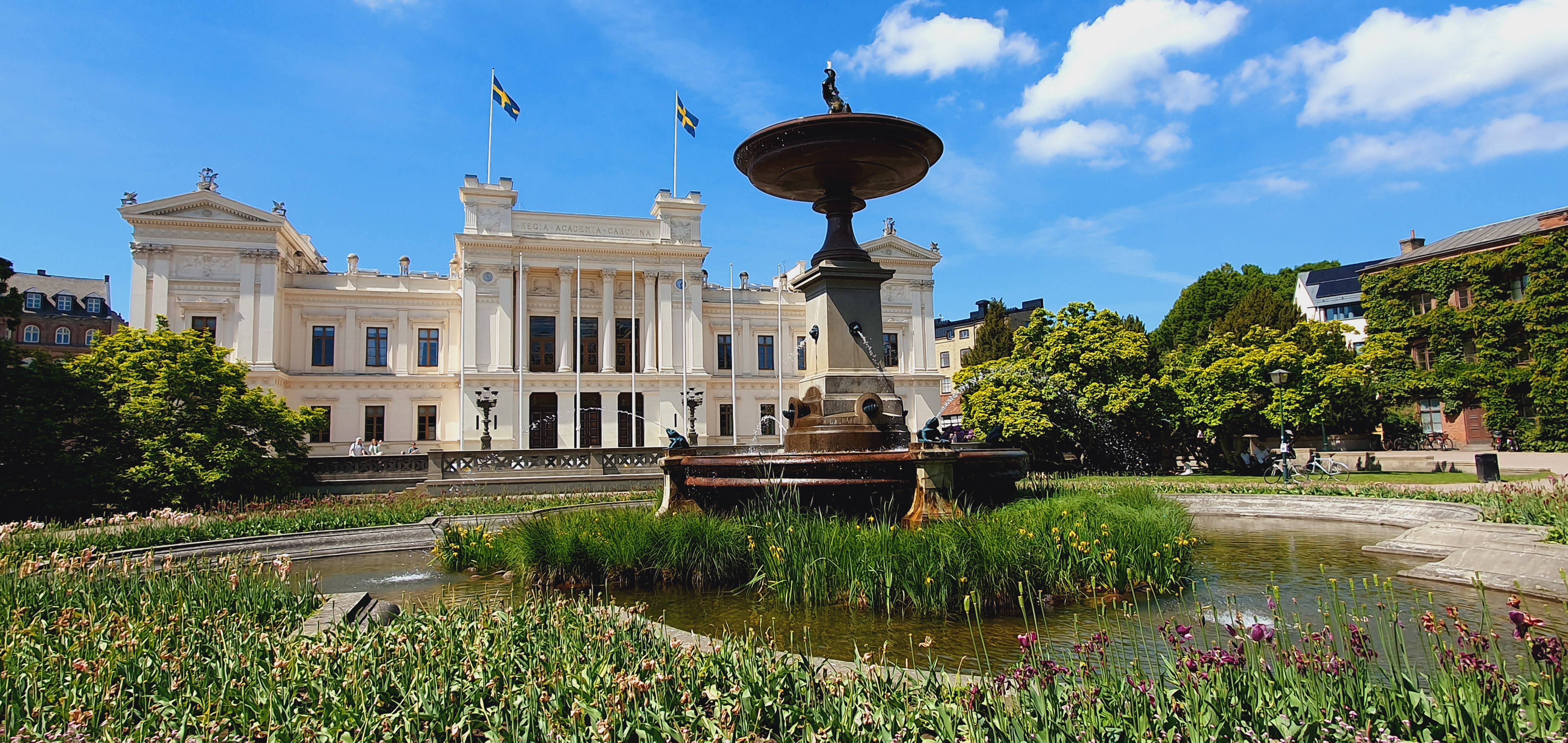 Picture of the main building of Lund University. Photo: Hajnalka Bodnar