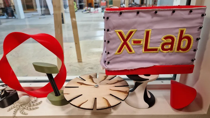 Textile project from X-Lab. Photo.